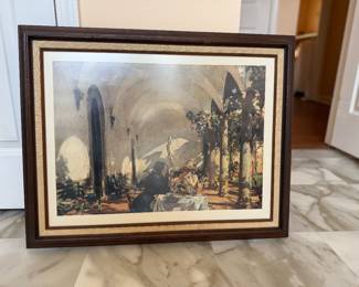 Vintage framed art