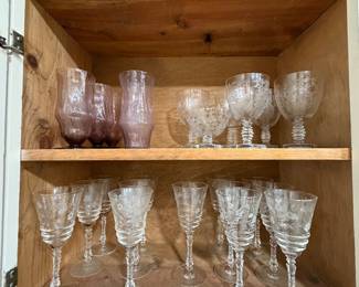 Crystal stemware