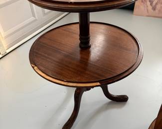 Vintage two tier table