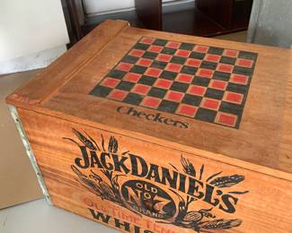 Hard to Find - Jack Daniel's Whiskey wood checkerboard box 
