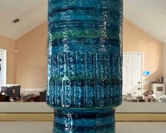 Rimini Blu Vase by Aldo Londi for Bitossi - 1960-1970s