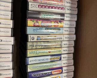 Boxes and instructions only sadly no games