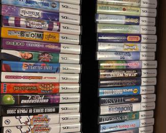 Boxes and instructions only sadly no games