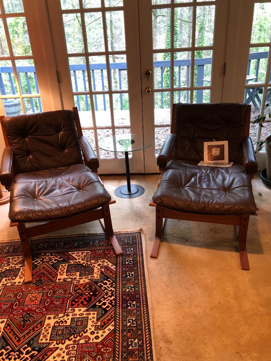 Ingmar Relling Siesta Chairs and Ottomans