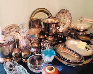 Serious Silver plated Items and Decor