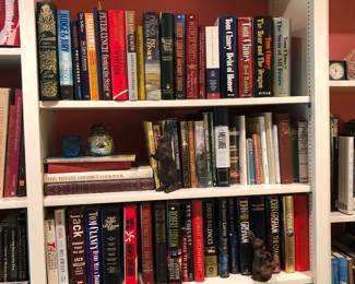 BOOKS! Tom Clancy, John Grisham etc.