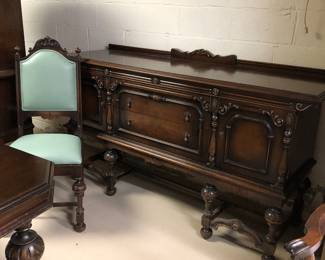 Antique ornate Sideboard 