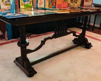 Antique Hall/ Library Table