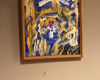 Alyne Harris Folk  Art Painting