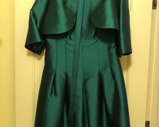 Gorgeous Green Dress with Cape