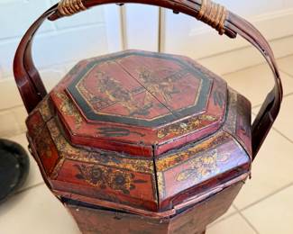 Asian Food Basket antique