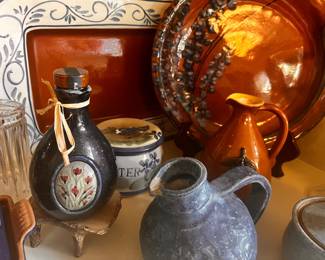 Various Pottery pieces 