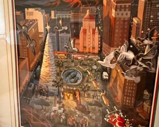 Hal Marcus Ltd Edition Texas Artist /Plaza lg