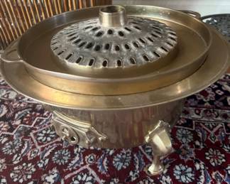 JEORGAL Asian Steam Pot Brass large