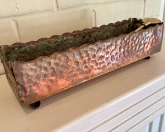 Few hammered copper items