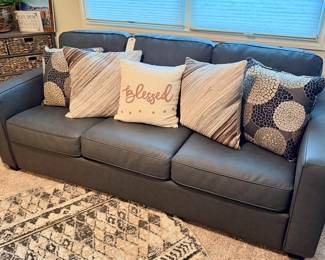 Leather Sleeper Queen very good