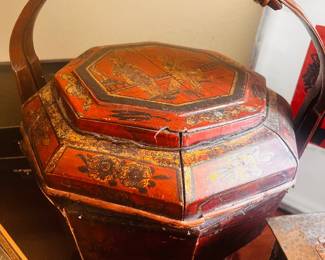 Asian Wedding Basket antique 