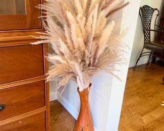 Crafted Wood Vase large