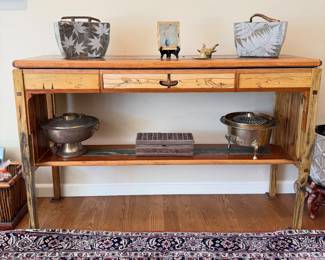 Hand Crafted Sofa Table Custom