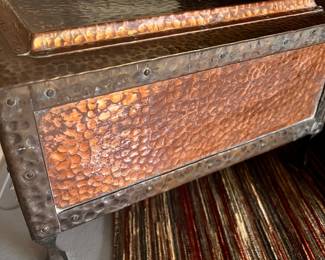 Hammered Copper Humidor 