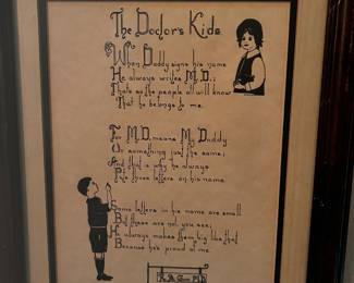 The Doctor’s Kids / framed