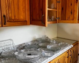 Vintage glass and crystal