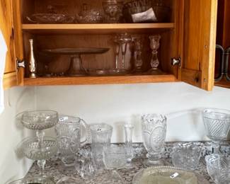 Vintage glass and crystal