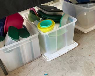 Lots of Tupperware