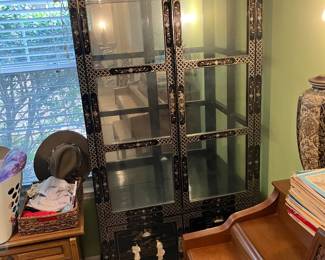 Cool Vintage Oriental Inlaid Cabinet