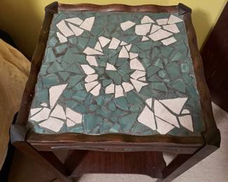Broken Tile Top Table