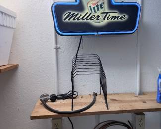 Lighted Miller Lite Sign