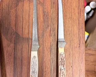 2 Uncle Henry File Knives 