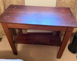 Narrow Wood Table 