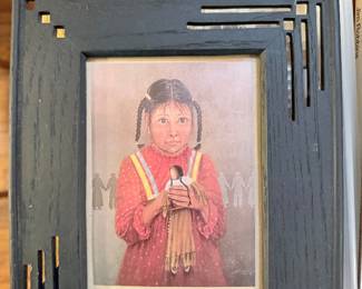 VTG Framed Blank Card