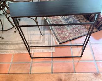 Black Wrought Iron Table 
