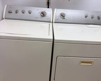 Whirlpool Washer and Dryer