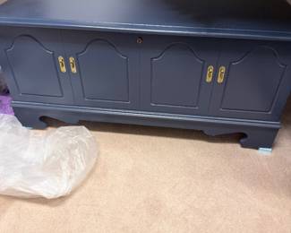 Blue Virginia Maid Cedar Chest