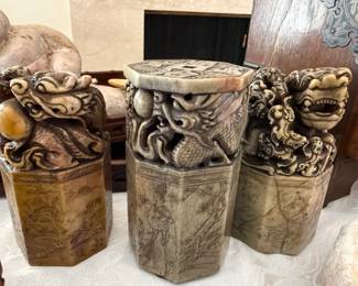 GORGEOUS SOAPSTONE SCULPTURES