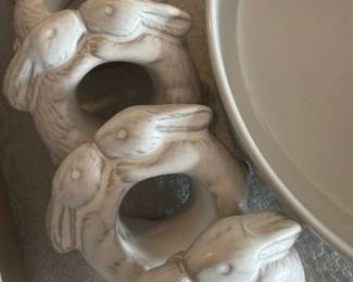 BUNNY NAPKIN HOLDERS SO CUTE PERFECT FOR THIS WEEKS FEAST
