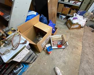 Antique tv tube , RCA books, photofact tv folders