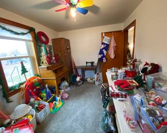 Roll top desk tall dresser