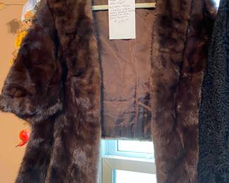 Vintage mink fur stole