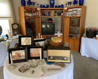 Telefunken radio, foil lithograph prints