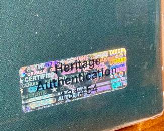 Factory-sealed copy of the album ’30,’ by Adele, signed on the cover in silver marker. Includes a tamper-proof holographic Heritage Authentication sticker and certificate of authenticity. Signature is clear and located on the artwork. A collectible for music enthusiasts.