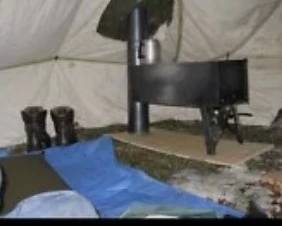 1953 Military tent stove. New old stock in box