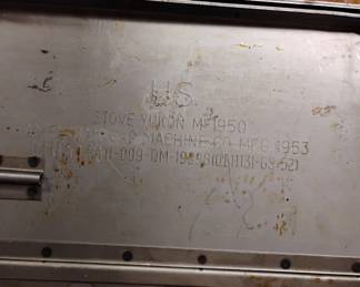 Info on Front door of military stove