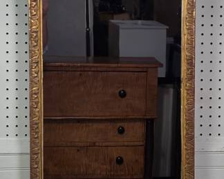 Antique Gesso & Gilt Mirror