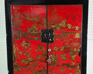 Asian Lacquer Cabinet