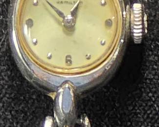 Hamilton 10Kt Gold Fill Ladies Watch Running