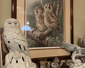Owls all over the house 